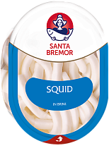 Squid straw in brine